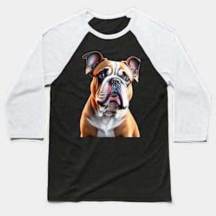 Portrait of a Cute Dog Baseball T-Shirt